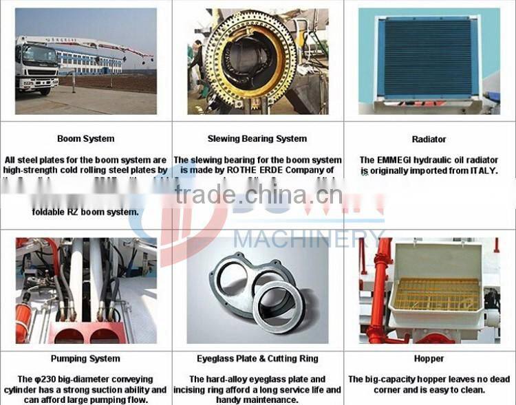 Brand New Truck Mounted Concrete Pump And Concrete Boom Pump Truck For Sale