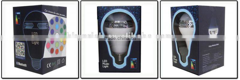 14W LED bluetooth speaker light with remote controller