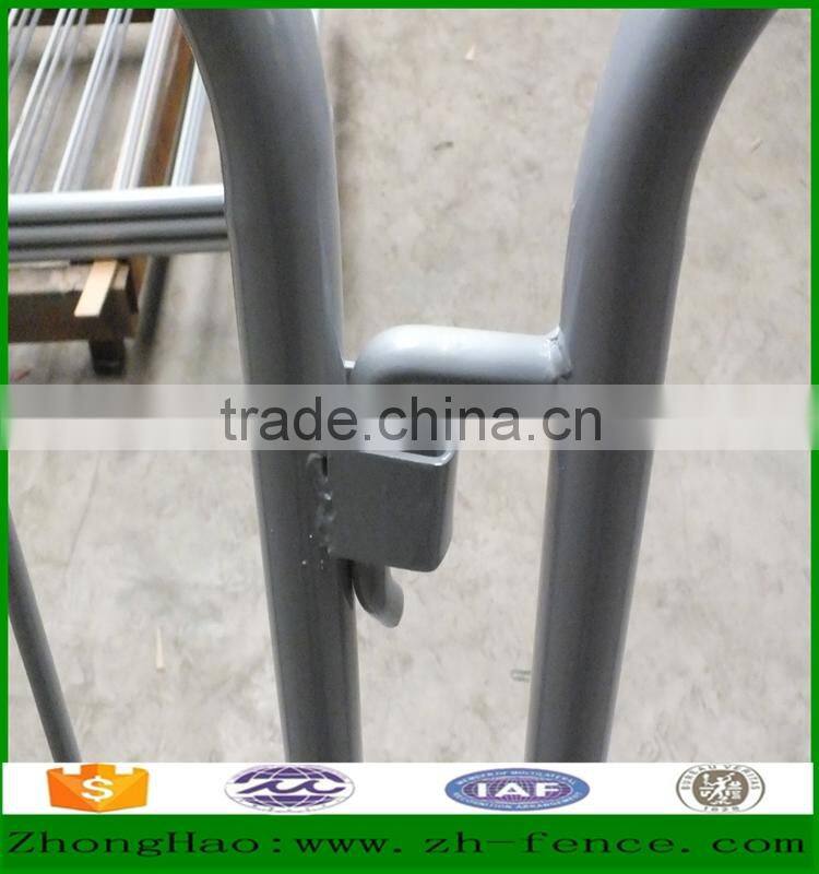 Factory direct sale hot dipped galvanized PVC coated and powder coated temporary fence