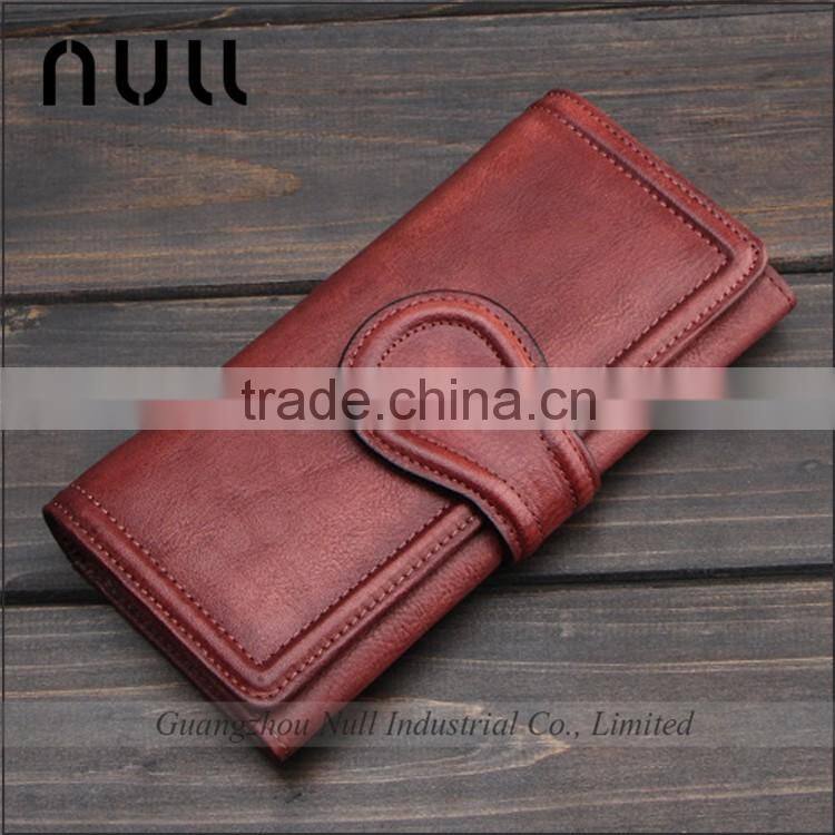 Genuine Top Layer Cow Beautiful Design Vintage Ladies Hand Custom Purse Wallet