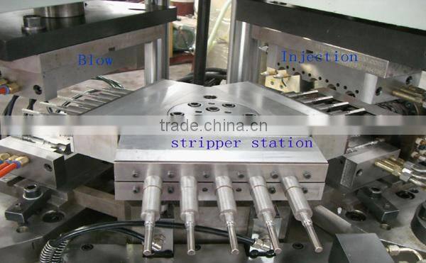 High speed medicine bottle injection blow molding machine