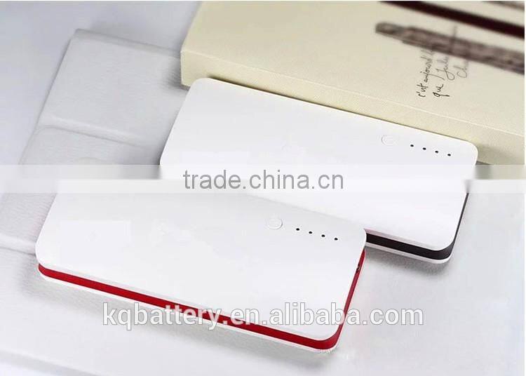 trendy portable charger power bank 10000mah external battery charger