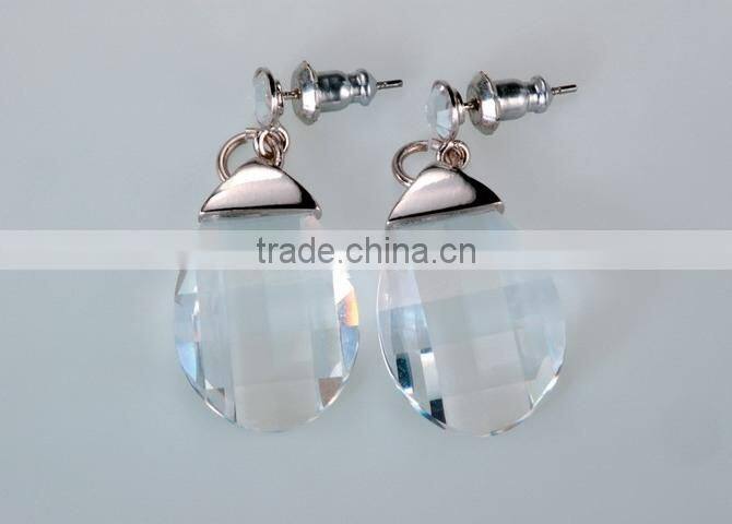 Clear ball beads simple crystal bracelet