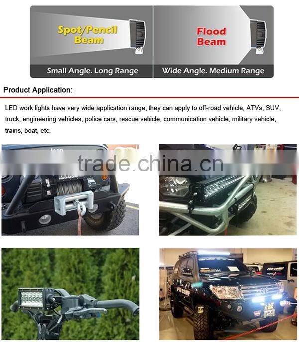 High power 180w waterproof Auto Off Road Led Work Light CCD180F
