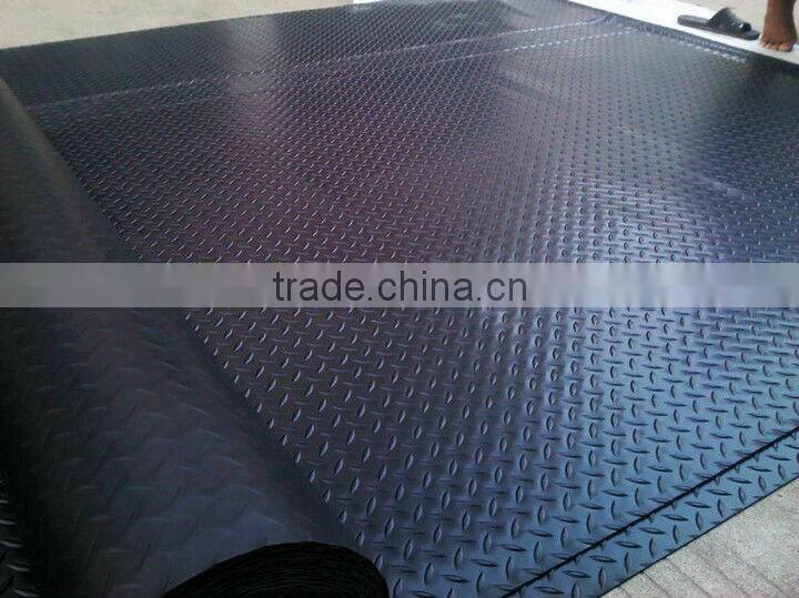 PVC waterproof outdoor mat/antifatigue mat transparent