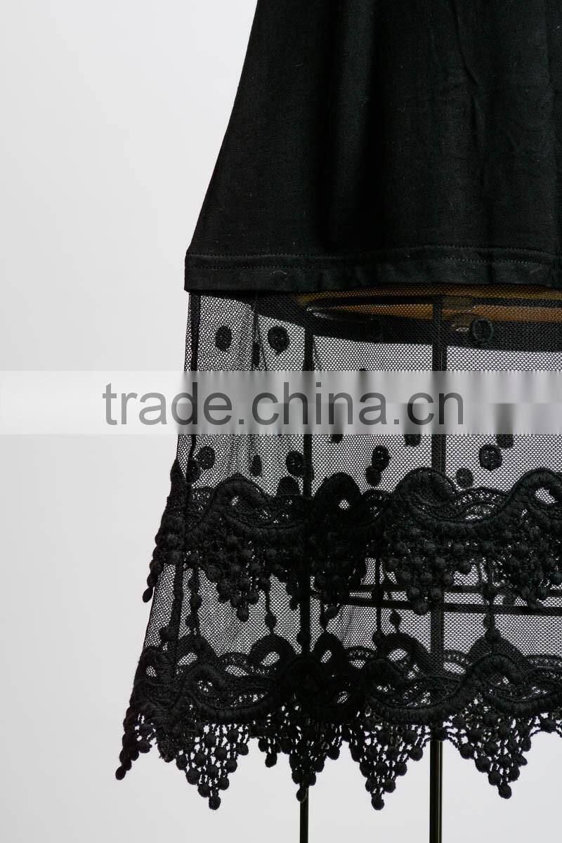 Latest Design Adjustable Strap Girls Dress Elastic Lace Slip Dress Extenders