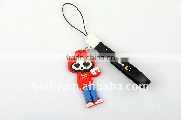 Lovely Fashion Cartoon 3D Animal Silicone mobile phone accessories charms