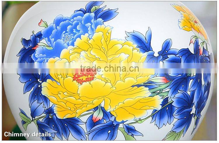 Jingdezhen decal pastel light fixture of celling led light