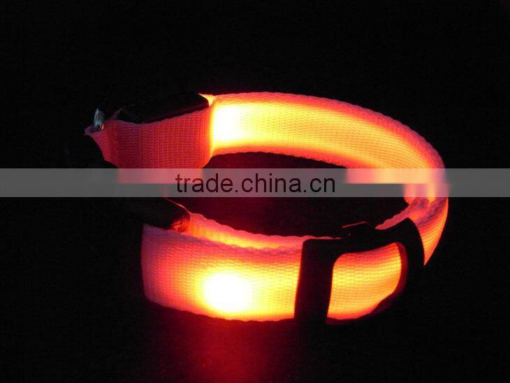 Wholesale Pet Products Dog Collars luminous dog collar