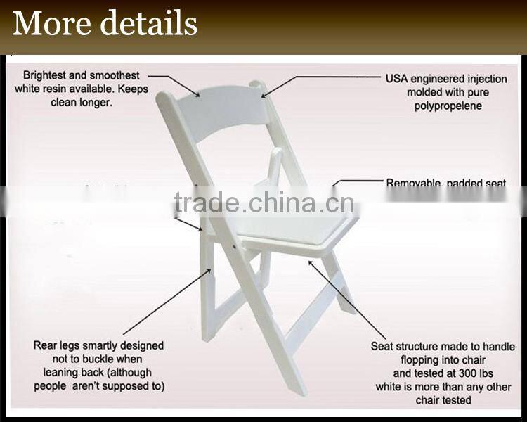 Best Durable Wedding Folding Chair With 3 years Warranty JC-H323
