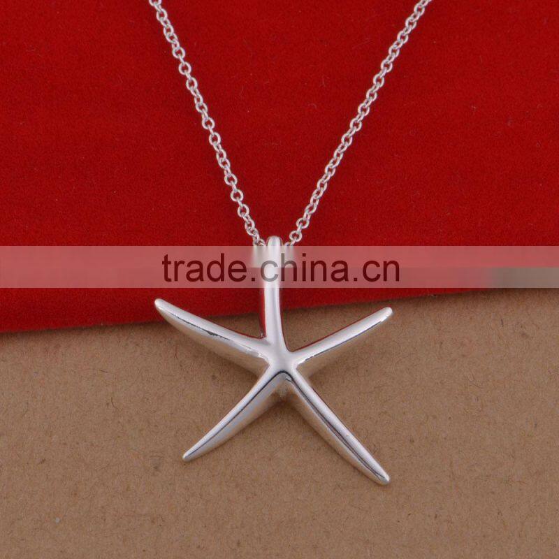 mens silver necklace cheap angel 925 wing pendant