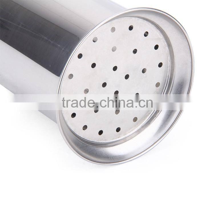 stainless steel chopstick fork & kitchen knife round holder/container