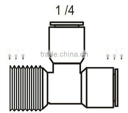 Swivel Make Run Tee Connector