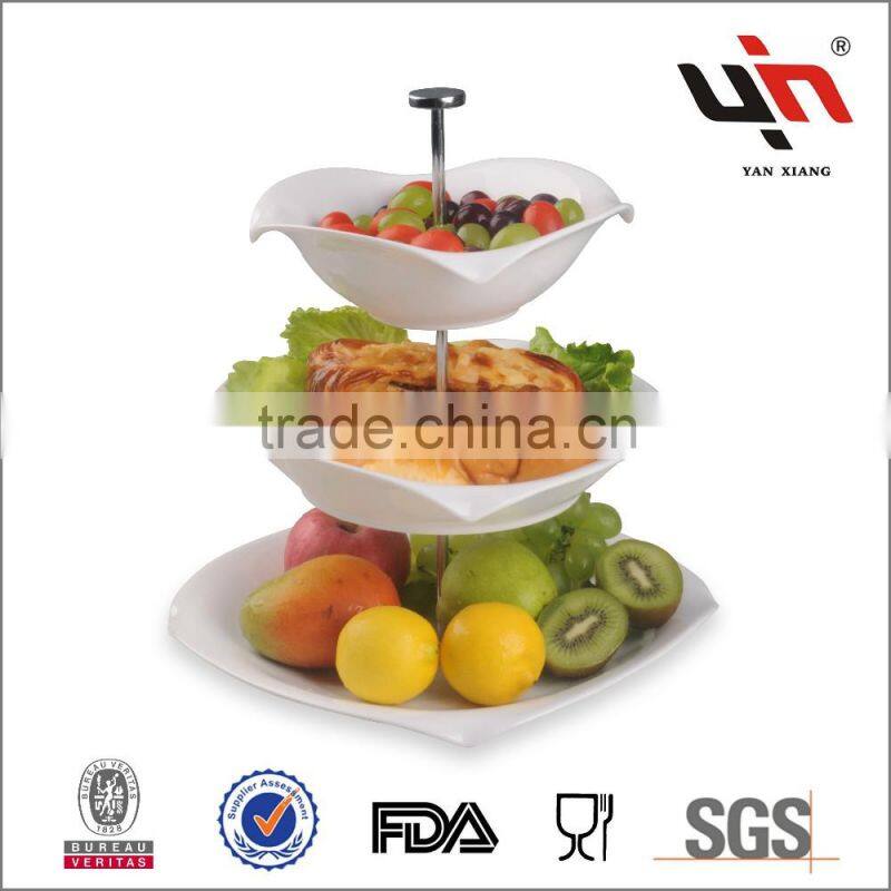 Ceramic Tableware 3-tier Serving Plate
