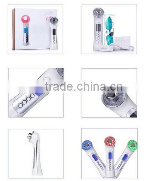 Multi Functional Beauty Equipment 5 in 1 facial ultrasonic cleaner sonic facial brush ultrasonic cleaner