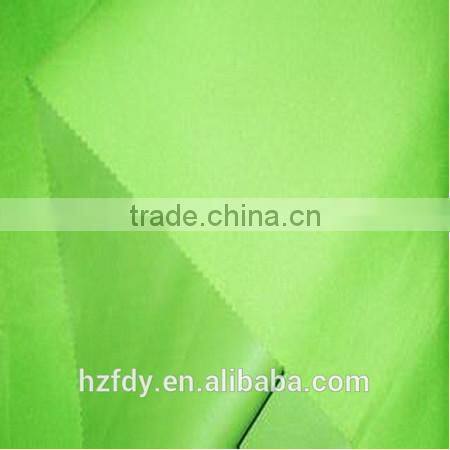 201T plain style PU coated silky smooth polyester taffeta fabric