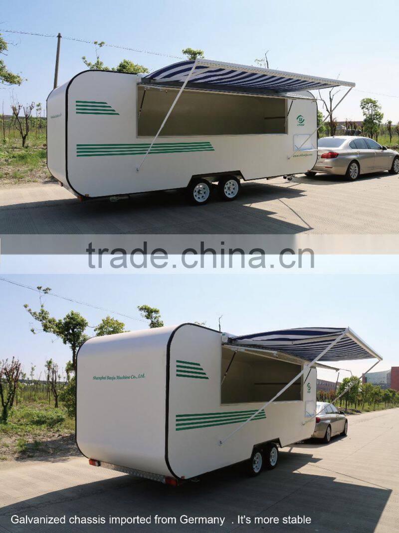2015 hot sales best quality mobile food scooter caravan donut food caravan mobile snack food caravan
