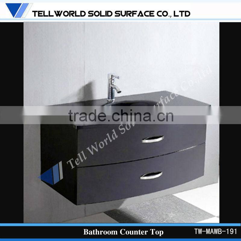 Restroom Vanity counter top rectangle sink