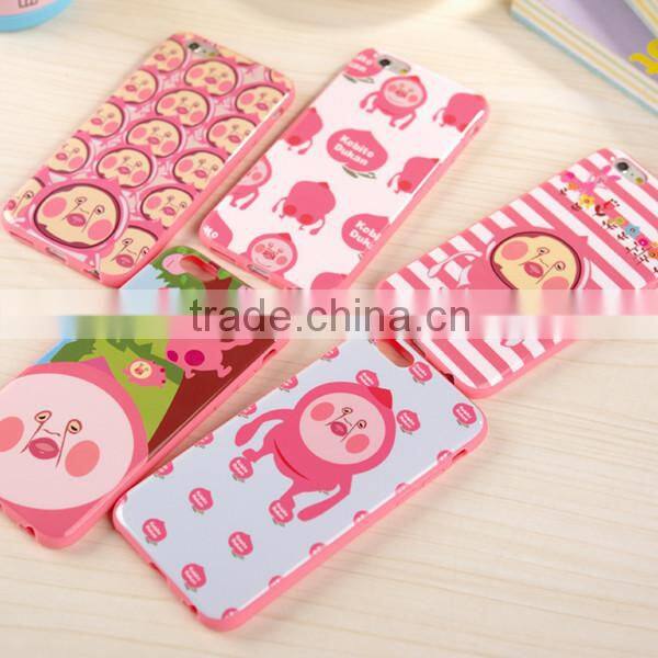 Lovely cartoon tpu back covers for iphone 6 plus