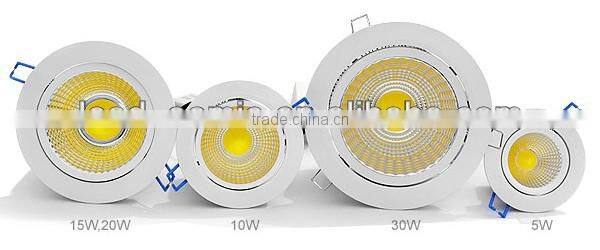 10W round aluminum led ceiling lights sensor motion