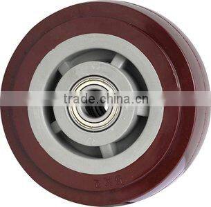 Shopping trolley wheel swivel caster
