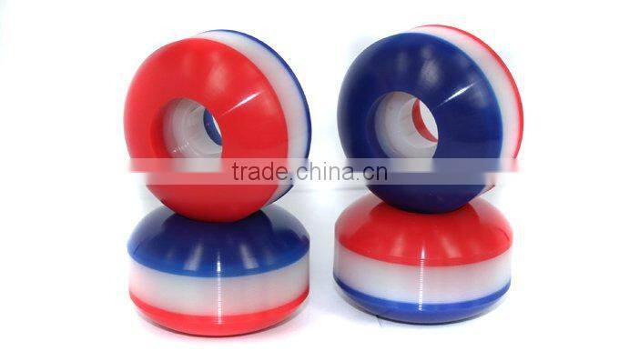 tri-color skateboard wheels