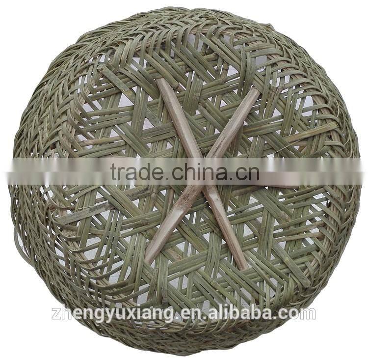Bamboo woven fruit picking basket