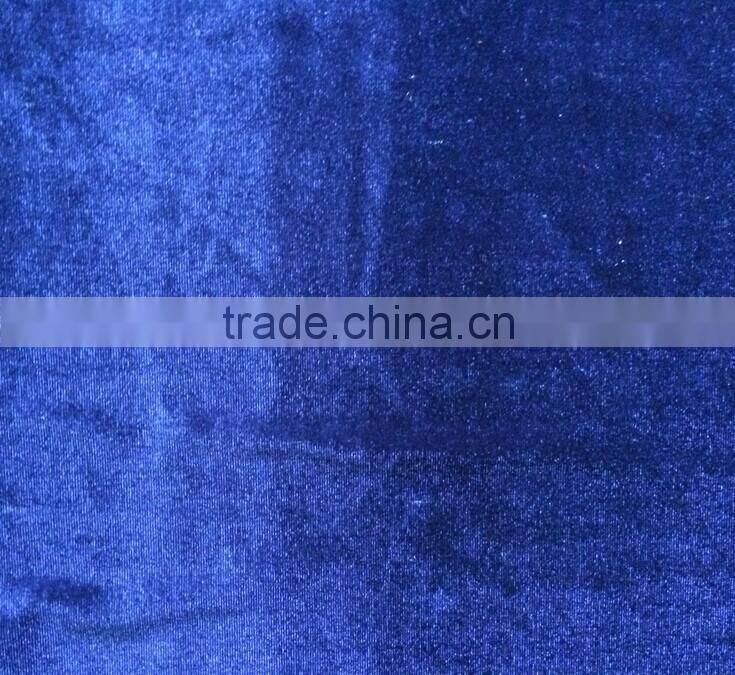 custom color card spandex polyester fabric velvet