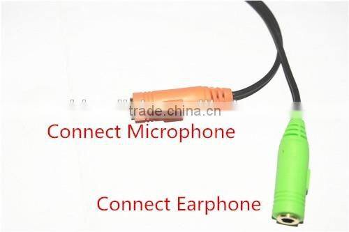 Top grade cabletolink Gold 3.5mm Headphone Splitter Jack Male to 2 Dual Female Cable