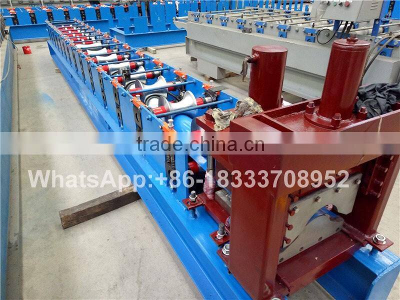 Botou City Classic Galvanized Aluminum Colored Glaze Steel Metal Roof Ridge Cap Tile Cold Roll Forming Making Machine
