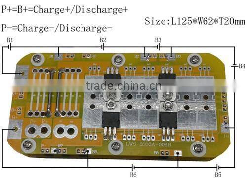 For 22.2V 6S Li-ion Battery Packs led strip flexible pcb,round led pcb