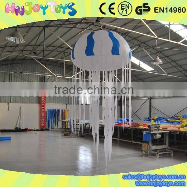 Led lighting hanging jellyfish inflatable party decor