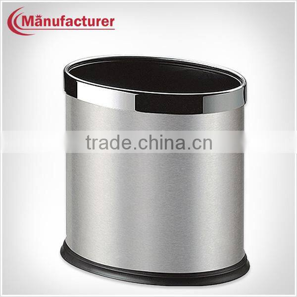 5L Hotel Superior Room Stainless Steel Sanitary Ware Food Step Rubbin Bin,Pop Up Trash Can