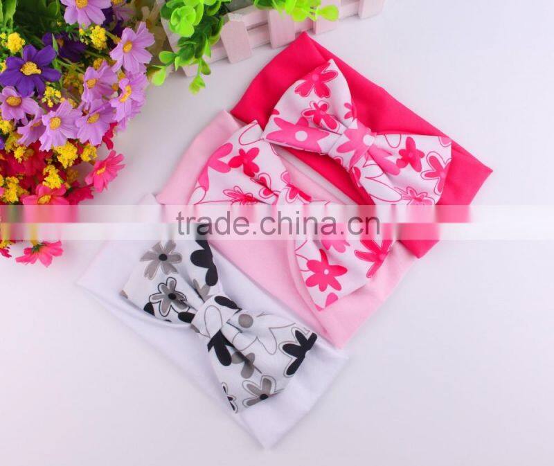 Wholesale Girls Baby Head wraps glitter sequin bowknot Turban Headwear / European style Women Stretch Twist Headband /