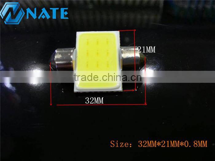 High Lumen Auto Lamps 1.5W COB Dome Light Car led light Festoon lighting