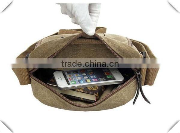 Classic Messenger Bag - Vintage Canvas Shoulder Bag for All-Purpose Use