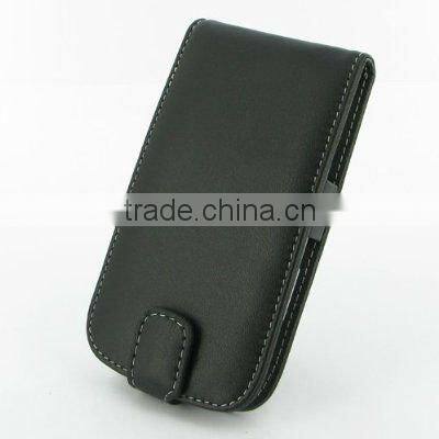 leather case for Samsung Galaxy S3 - Flip Top Type (Black) GT-i9300