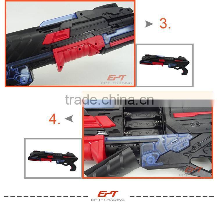 Electric air soft bullet gun toys with sound & light for kids