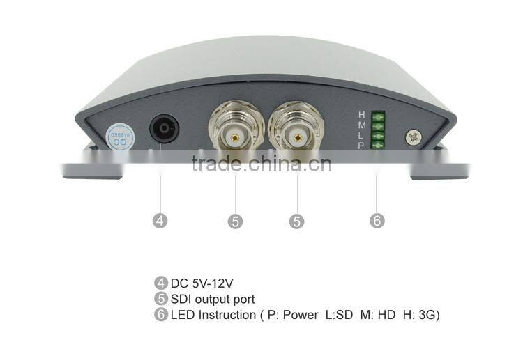 New Products 1080p to 1080i HDMI to HD SDI Video Converter with DIP Switch