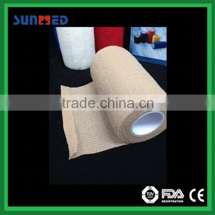 Cohesive bandage non woven