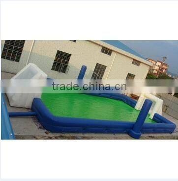 inflatable soap soccer field