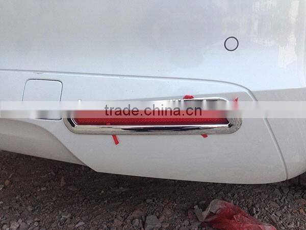 ABS Chrome Rear Fog Light Lamp Cover 2 Pcs For Peug eot 408 Car Parts Accessories 2014