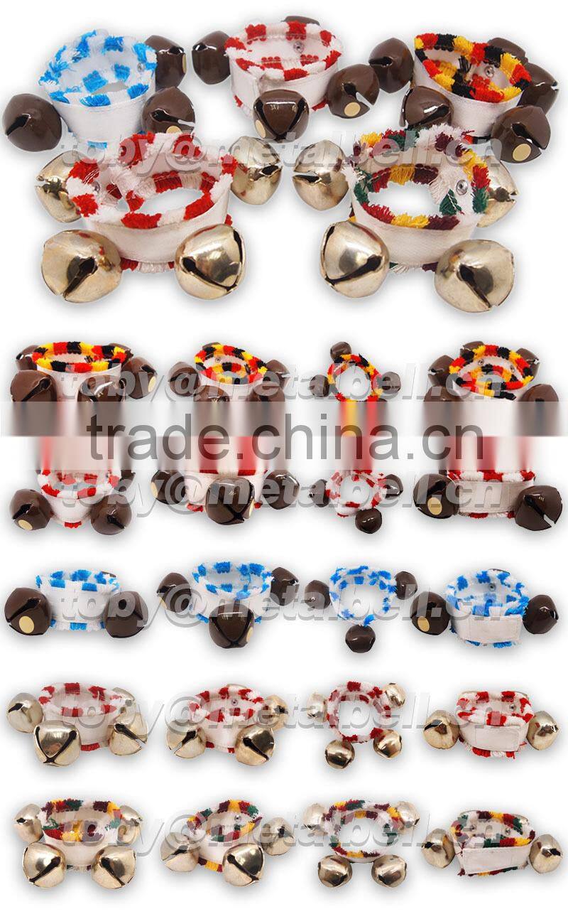 bear bell in customized colors hanging on wrist for fun