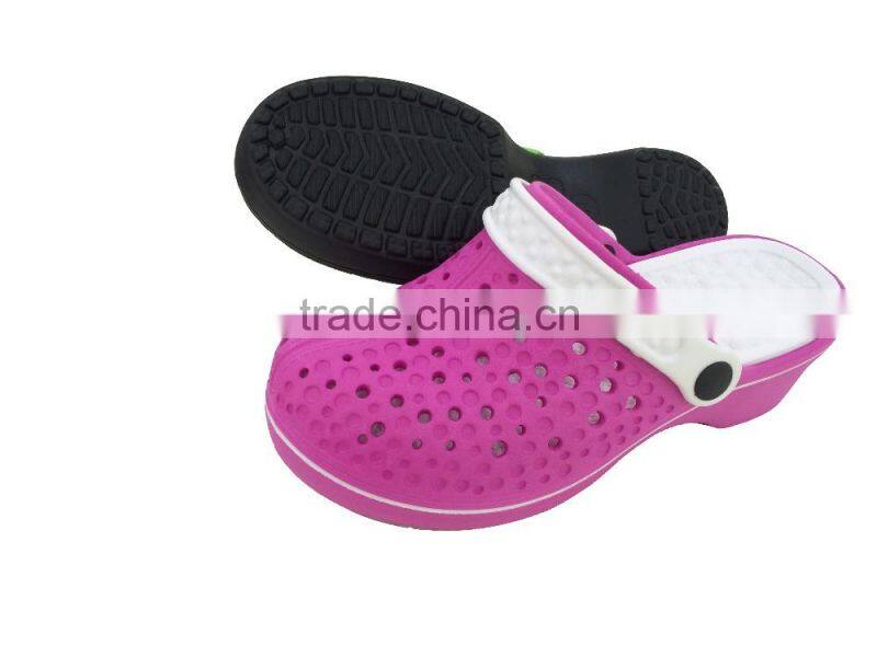 Beautiful women High-heeled outdoor EVA clogs