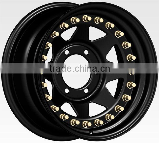 New 4x4 chrome rims for pickup truck