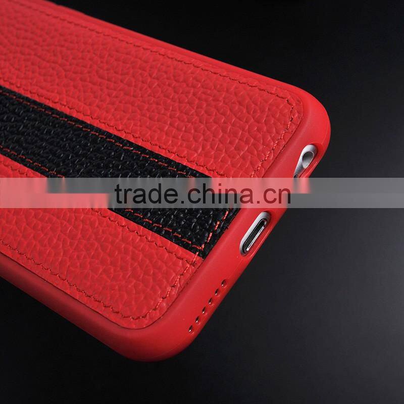 top quality Genuine leather+pc Hybird phone case for iphone 7/7s