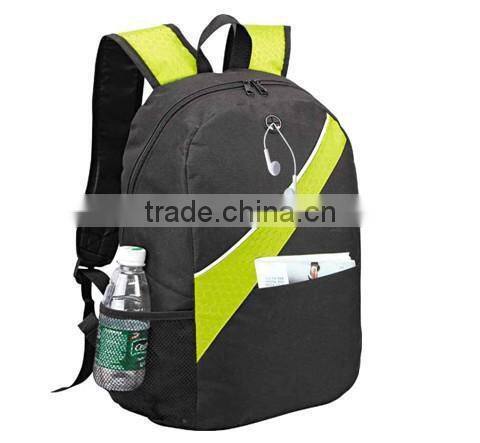 600D polyester promotional backpack bag, backpack for student