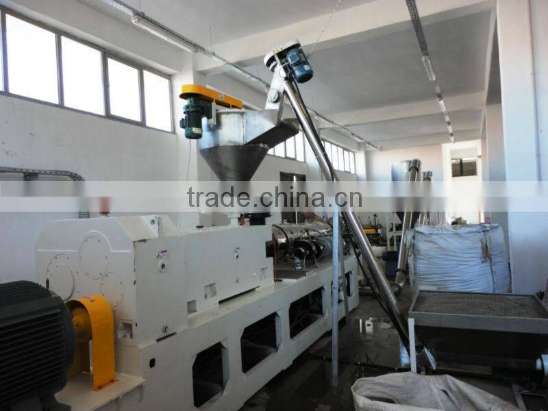 PVC hot cutting pellet extruding machine