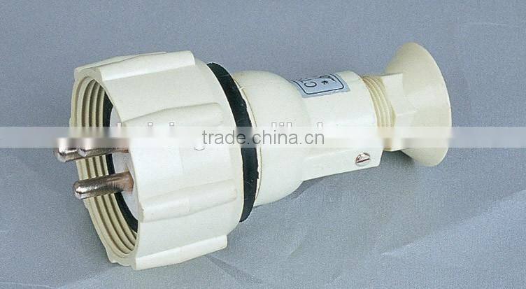 2 Pins DC24V AC100V/380V 10A Marine Plastic Water Tight Nylon Plug With CCS/EC