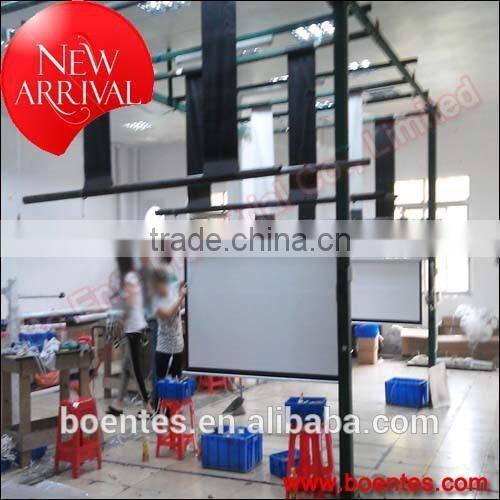 16:9 Electric Projector Screen with Remote Control (matte white)/Electric Ceiling mount screen